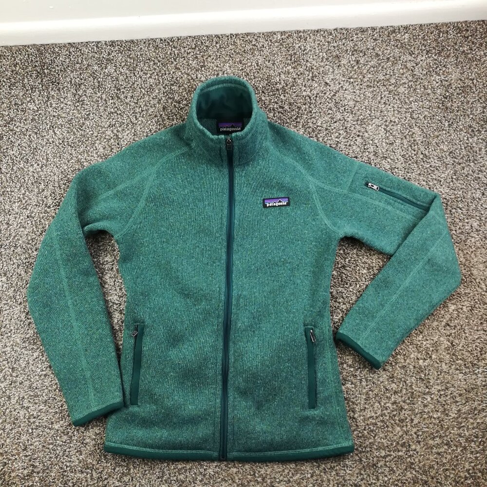 2020 Patagonia Jacket Better Sweater Full Zip Regen Green Womens XS 25543